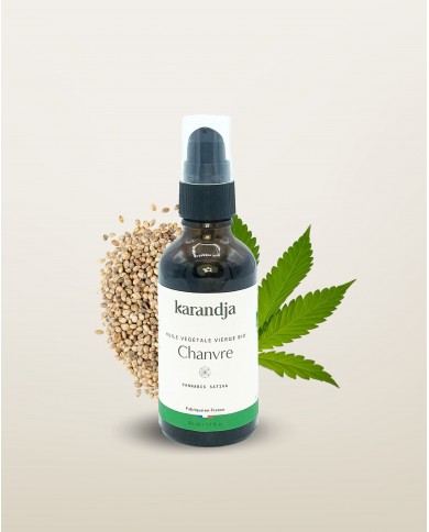Huile végétale bio CHANVRE Karandja 50ml