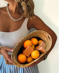 Savon végétal certifié bio MANDARINE (Pack de 3)