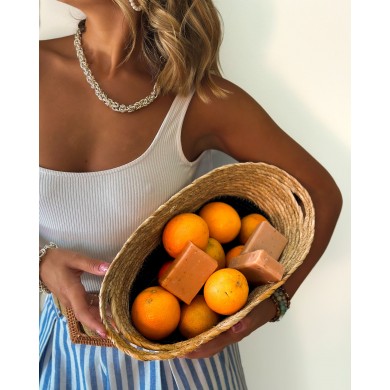 Savon végétal certifié bio MANDARINE (Pack de 3)