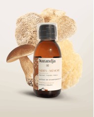 Extrait de Champignons Bio NERF - MÉMOIRE
Hericium - Trémelle - Boletus (Cèpe de Bordeaux)