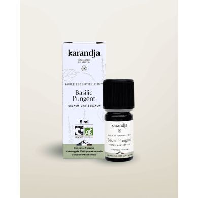 Huile essentielle bio BASILIC PUNGENT