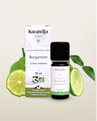 Huile essentielle BERGAMOTTE Bio chémotypée, 100% pure et naturelle, Karandja laboratoire.