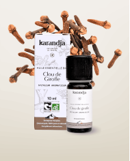 Huile essentielle CLOU DE GIROFLE Bio chémotypée, 100% pure et naturelle, Karandja laboratoire.