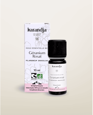 Huile essentielle bio GERANIUM ROSAT