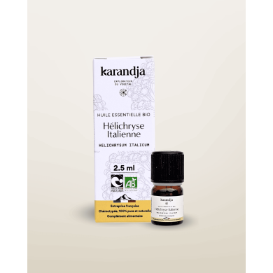 Huile essentielle bio HELICHRYSE ITALIENNE