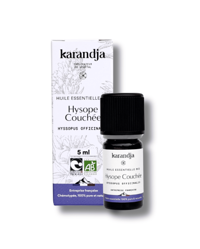 Huile essentielle bio HYSOPE COUCHÉE