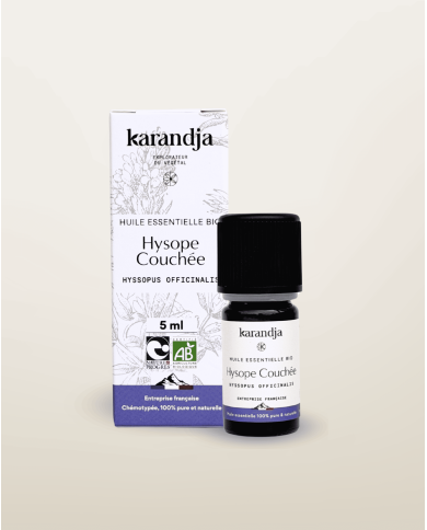 Huile essentielle bio HYSOPE COUCHÉE
