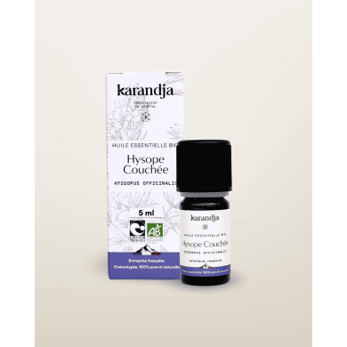Huile essentielle bio HYSOPE COUCHÉE