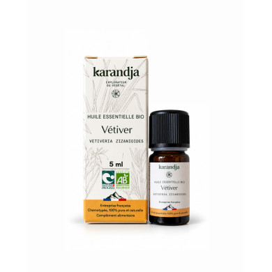 Huile essentielle bio VÉTIVER