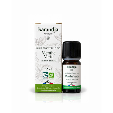Huile essentielle bio MENTHE VERTE (menthe douce)