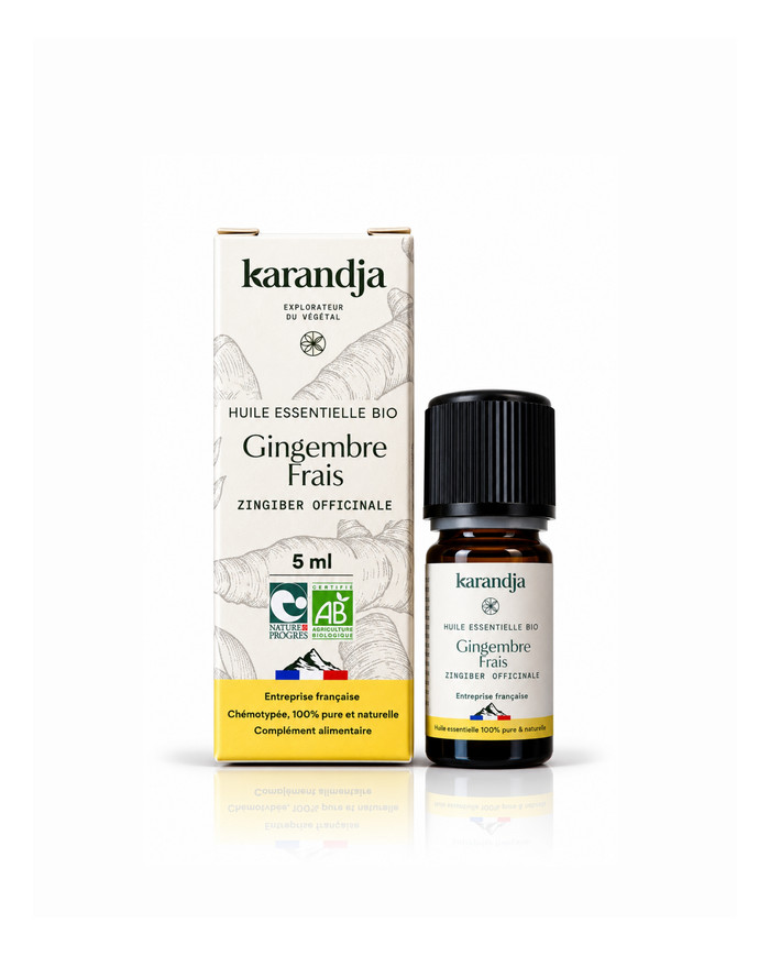 Huile essentielle bio GINGEMBRE FRAIS