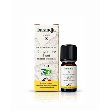 Huile essentielle bio GINGEMBRE FRAIS