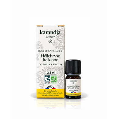 Huile essentielle bio HELICHRYSE ITALIENNE