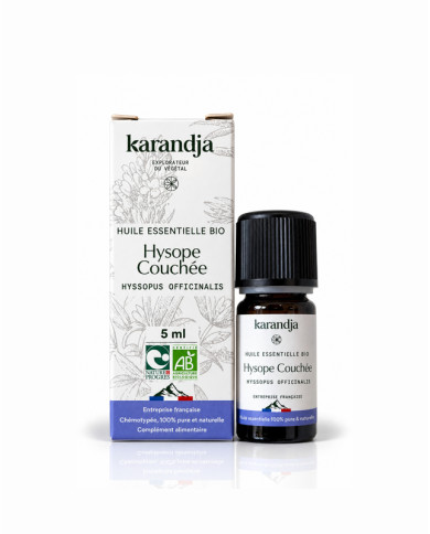 Huile essentielle bio HYSOPE COUCHÉE