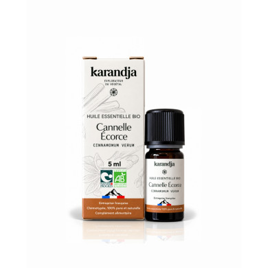 Huile essentielle bio CANNELLE ÉCORCE (cannelle de Ceylan)