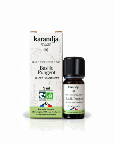 Huile essentielle bio BASILIC PUNGENT