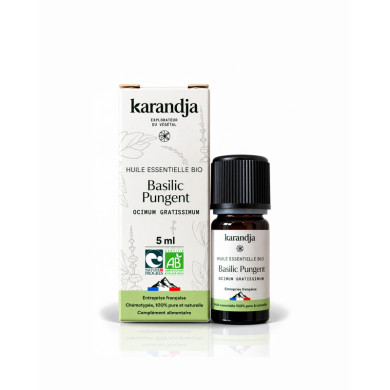 Huile essentielle bio BASILIC PUNGENT