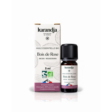 Huile essentielle bio BOIS DE ROSE