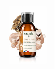 Extrait de Champignons Bio IMMUNITAIRE,  Agaricus blazei - Grifola frondosa - Agaricus bisporus