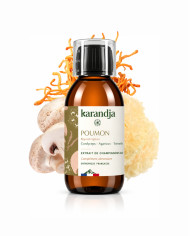 Extrait de Champignons Bio POUMON Cordyceps - Agaricus - Trémelle