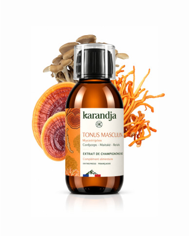 Extrait de Champignons Bio TONUS MASCULIN
Cordyceps - Maïtaké - Reishi