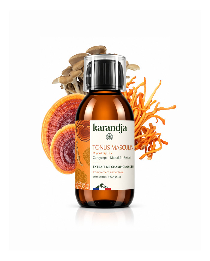 Extrait de Champignons Bio TONUS MASCULIN
Cordyceps - Maïtaké - Reishi
