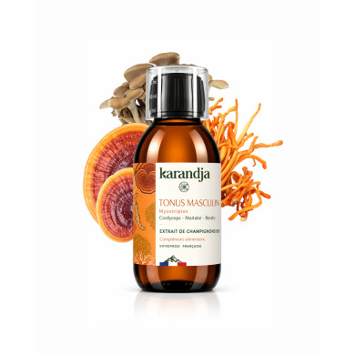 Extrait de Champignons Bio TONUS MASCULIN
Cordyceps - Maïtaké - Reishi