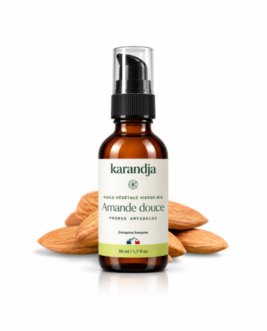 Huile végétale Bio AMANDE DOUCE Karandja 50ml