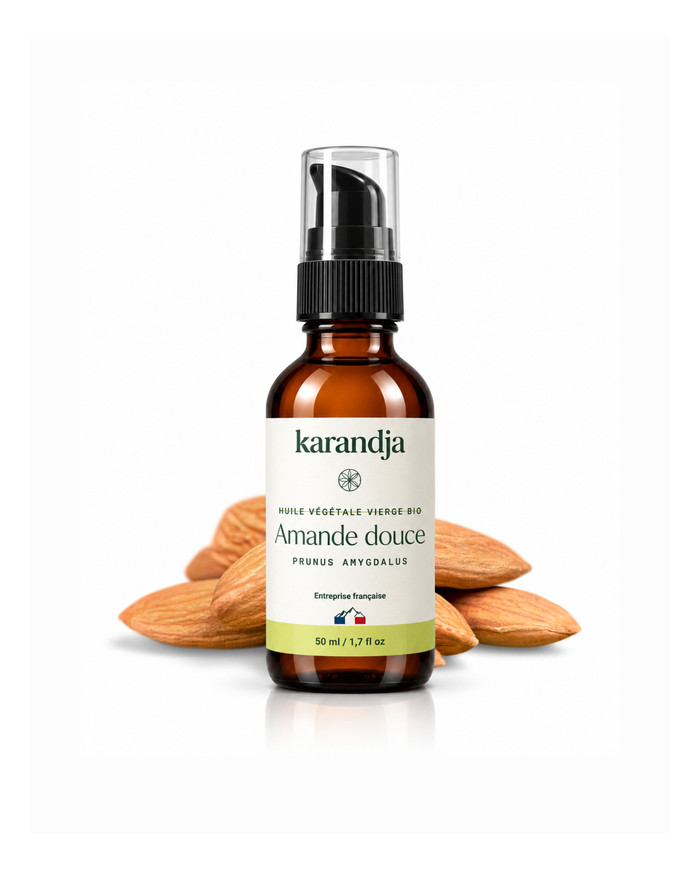 Huile végétale Bio AMANDE DOUCE Karandja 50ml