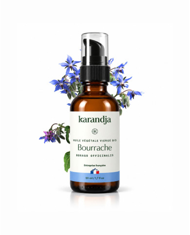 Huile végétale bio BOURRACHE Française Karandja 50ml