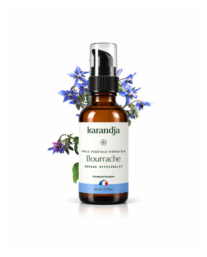 Huile végétale bio BOURRACHE Française Karandja 50ml