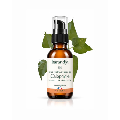 Huile végétale bio CALOPHYLLE Karandja 50ml