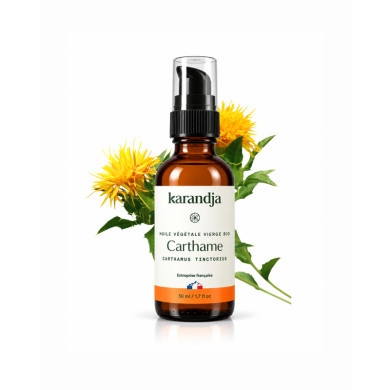 Huile végétale Bio CARTHAME Karandja 50ml