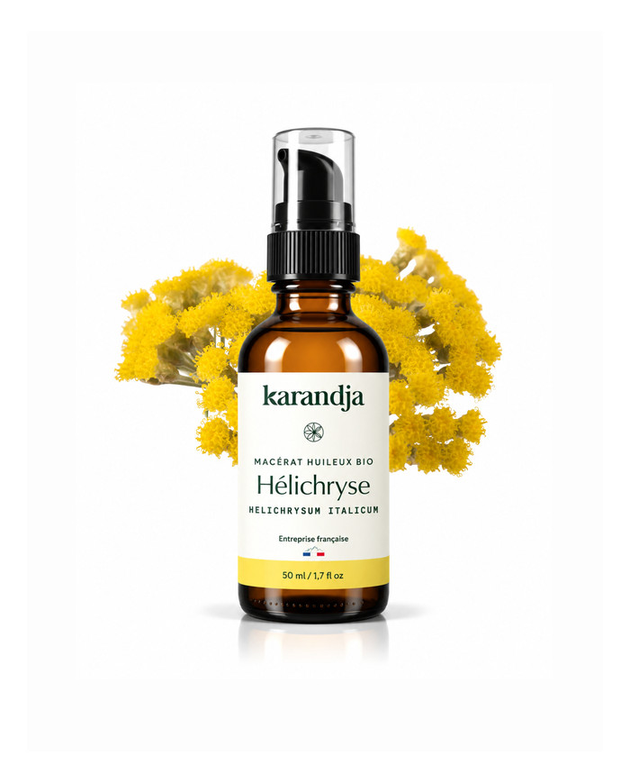 Macérat huileux bio HELICHRYSE Karandja 50ml 100 % origine France