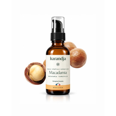 Huile végétale Bio MACADAMIA Karandja 50ml