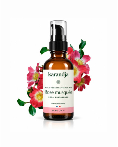 Huile végétale bio ROSE MUSQUEE Karandja 50ml