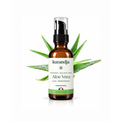 Macérat huileux bio ALOE VERA Karandja 50ml