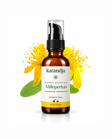 Macérat huileux bio MILLEPERTUIS Karandja 50ml 100 % origine France
