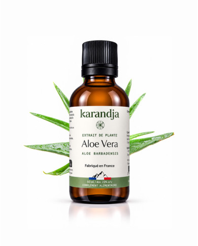 Extrait liquide de plante Bio ALOE VERA Karandja 50ml