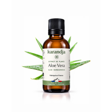 Extrait liquide de plante Bio ALOE VERA Karandja 50ml