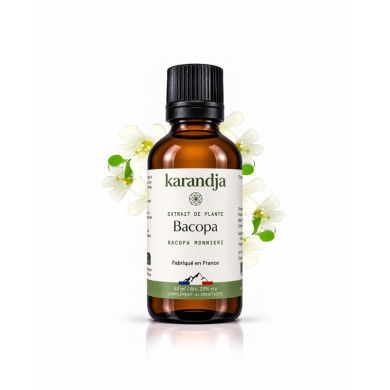 Extrait liquide de plante Bio BACOPA Karandja 50ml