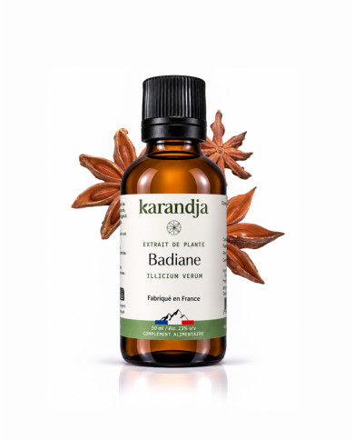 Extrait liquide de plante Bio BADIANE Karandja 50ml