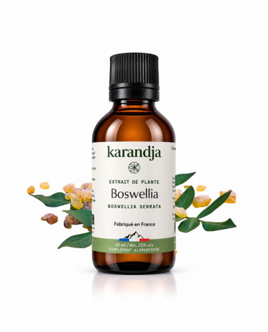 Extrait liquide de plante Bio BOSWELLIA Karandja 50ml