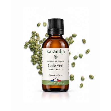 Extrait liquide de plante Bio CAFE VERT Karandja 50ml