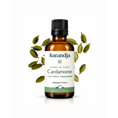 Extrait liquide de plante Bio  CARDAMOME Karandja 50ml