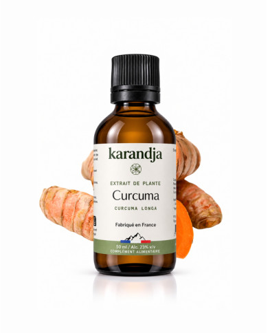 Extrait liquide de plante Bio  CURCUMA Karandja 50ml