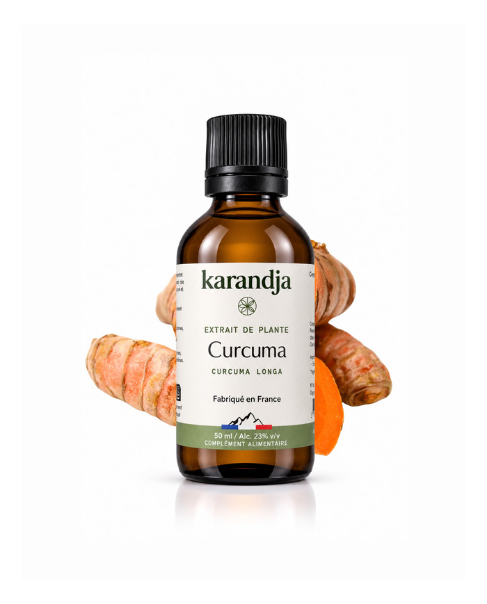 Extrait liquide de plante Bio  CURCUMA Karandja 50ml