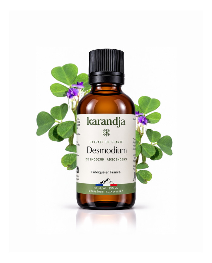 Extrait liquide de plante Bio  DESMODIUM Karandja 50ml