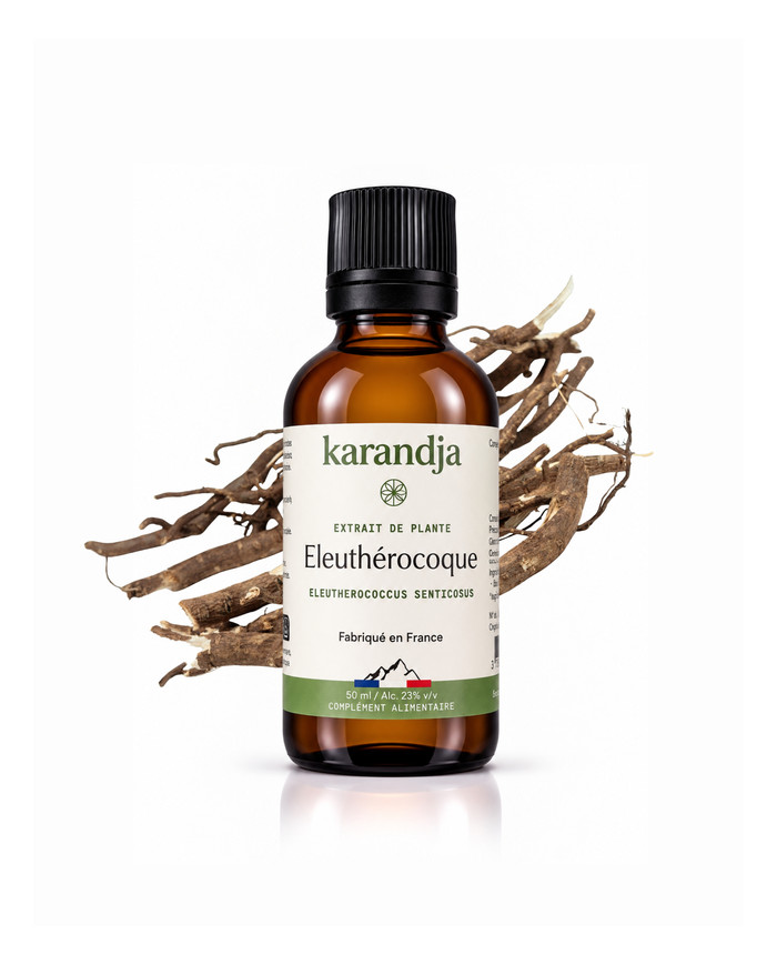 Extrait liquide de plante Bio ELEUTHEROCOQUE Karandja 50ml