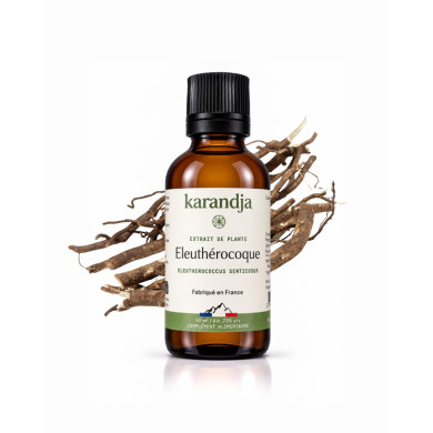 Extrait liquide de plante Bio ELEUTHEROCOQUE Karandja 50ml